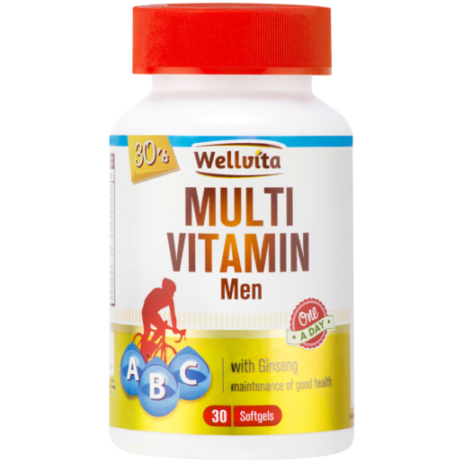Wellvita Multi Vitamin Softgels For Men 30 Pack