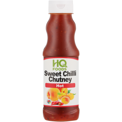 HQ Foods Hot Sweet Chilli Chutney 440g