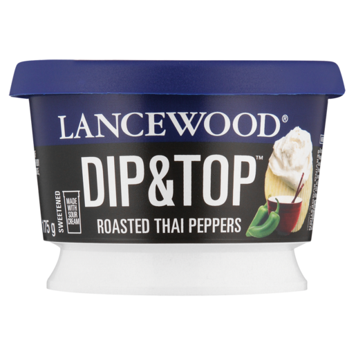 LANCEWOOD Dip & Top Roasted Thai Peppers Flavoured Dip 175g