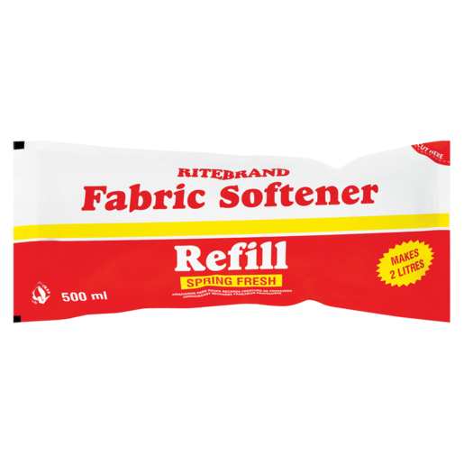 Ritebrand Spring Fresh Fabric Softener Refill Sachet 500ml