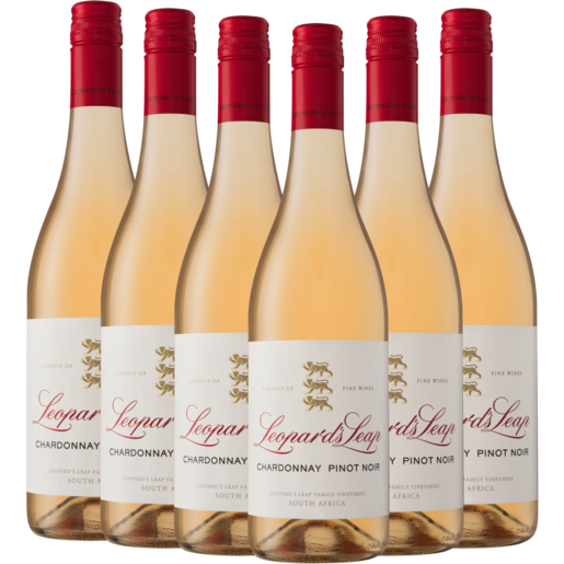 Leopard's Leap Chardonnay Pinot Noir Red Wine Bottle 6 x 750ml