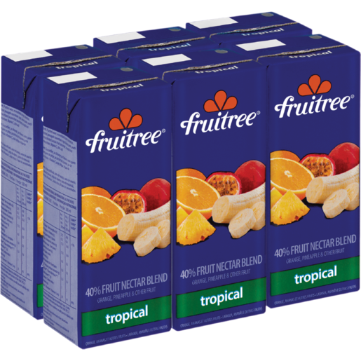 Fruitree Tropical Fruit Juice 6 x 200ml