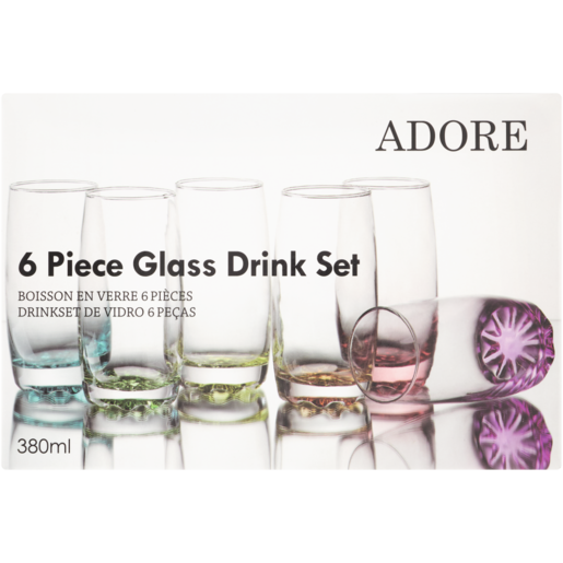 Adore Hi Ball Glass Set 6 Piece