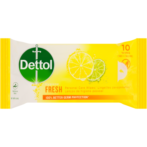 Dettol Fresh Wet Wipes 10 Pack