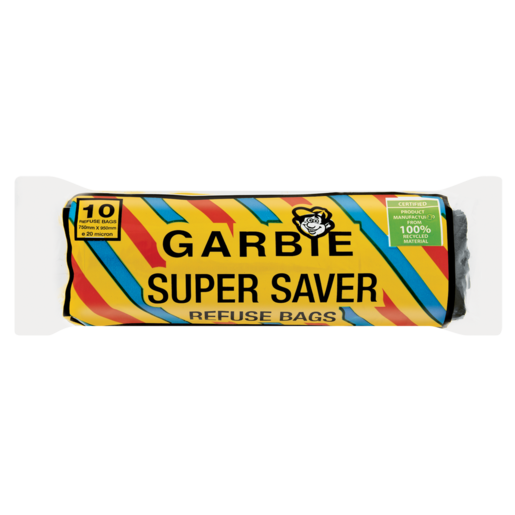 Garbie Super Saver Refuse Bags 10 Pack