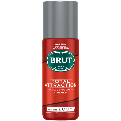 Brut Total Attraction Deodorant Body Spray 200ml