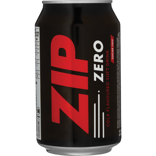 Zip Cola Zero Soft Drink Can 330ml