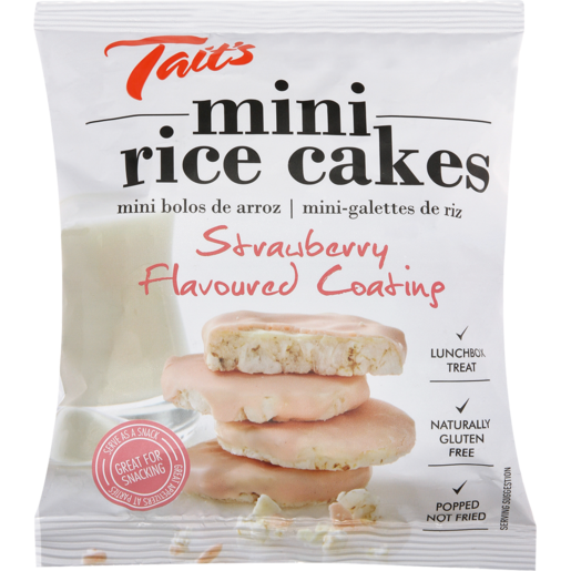 Tait's Rice Cakes Strawberry 65g