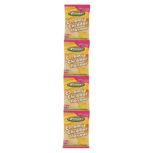 Frimax Creamy Cheddar Flavoured Chips Strip 4 x 30g