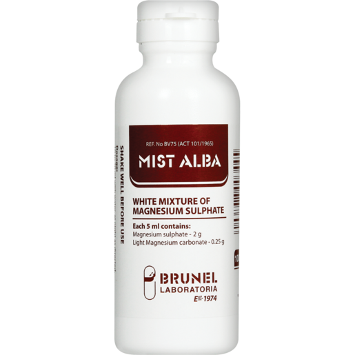 Mist Alba White Mixture Of Magnesium Sulphate Anti-Acid 100ml