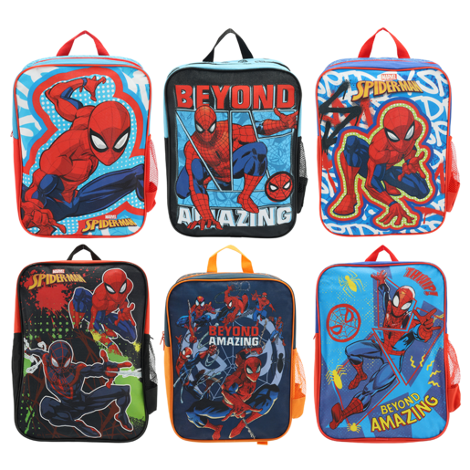 Spiderman Kids Backpack 38cm (Assorted Item - Supplied at Random)