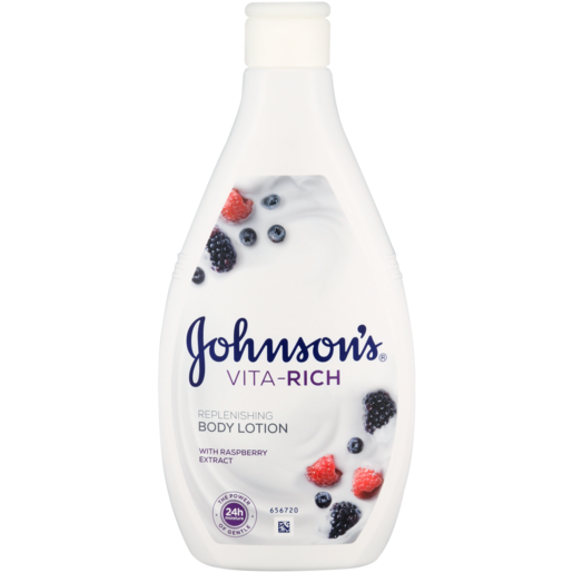 Johnson's Vita-Rich Replenishing Raspberry Body Lotion 400ml