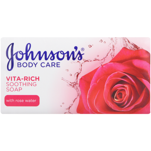 Johnson's Vita-Rich Rose Water Replenishing Soap 175g
