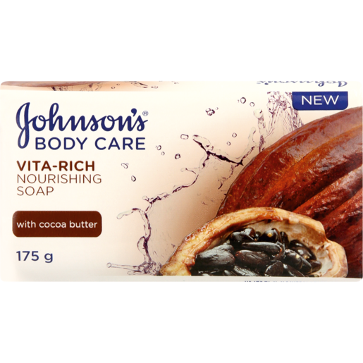 Johnson's Vita-Rich Cocoa Butter Replenishing Soap 175g