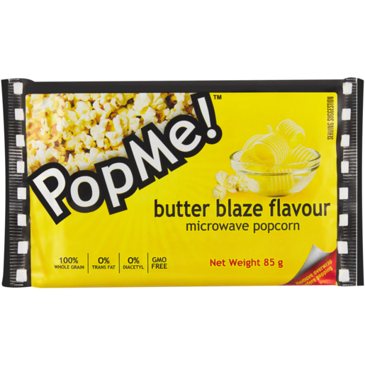 Pop Me Butter Blaze Microwave Popcorn 85g