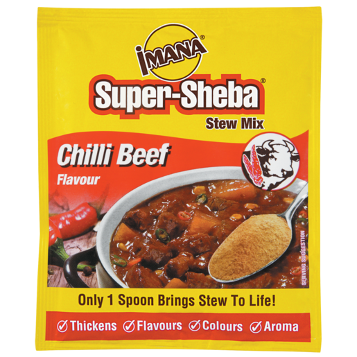Imana Super-Sheba Chilli Beef Flavoured Stew Mix 50g