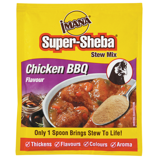 Imana Super-Sheba Chicken BBQ Flavoured Stew Mix 50g