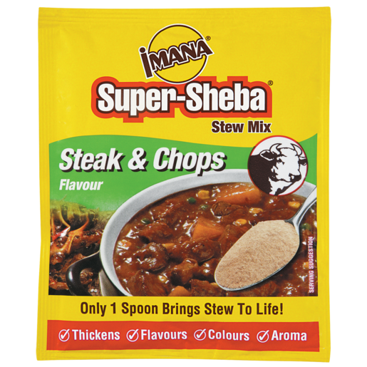 Imana Super-Sheba Steak & Chops Flavoured Stew Mix 50g