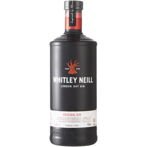 Whitley Neill Original Dry Gin Gift Set 750ml 