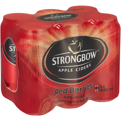 Strongbow Red Berries Apple Cider Cans 6 x 440ml