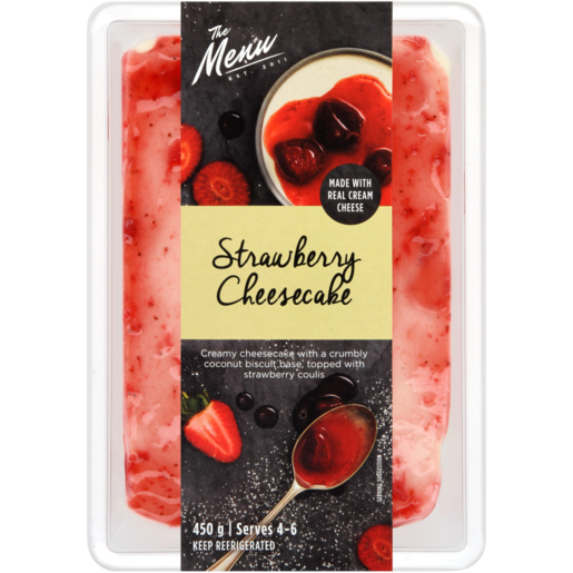The Menu Strawberry Cheesecake 450g