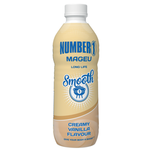 Number 1 Long Life Smooth Creamy Vanilla Flavoured Mageu 1L