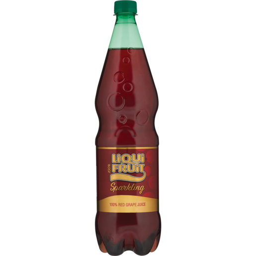 Liqui Fruit 100% Sparkling Red Grape Juice Bottle 1.25L