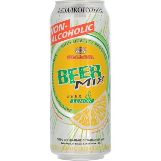 Obolon Beer And Lemon Beer Mix Cans 500ml