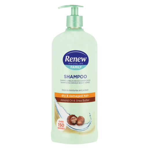 Renew Almond Oil & Shea Butter Shampoo For Dry & Damaged Hair 1L