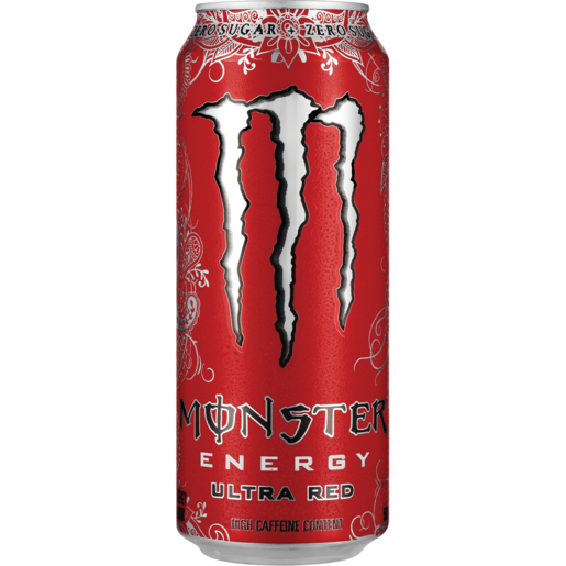 Monster Ultra Red Energy Drink Can 500ml