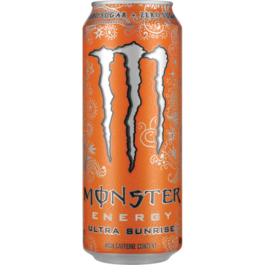 Monster Ultra Sunrise Energy Drink Can 500ml