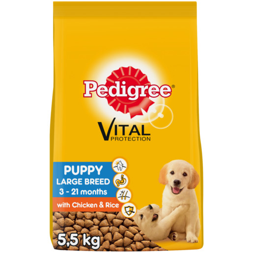 Pedigree Puppy Chicken & Rice Dog Food 5.5kg
