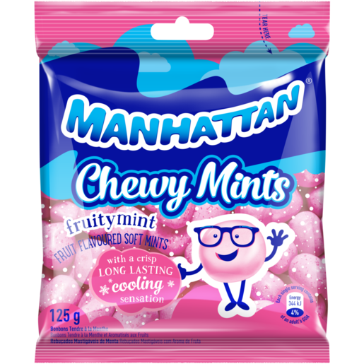 Manhattan Fruitymint Chewy Mints 125g 