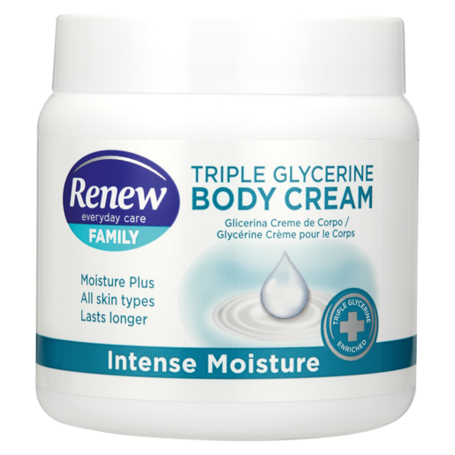 Renew Triple Glycerine Body Cream 500ml