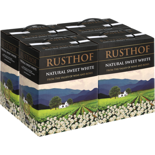 Rusthof Natural Sweet White Wine Boxes 4 x 5L