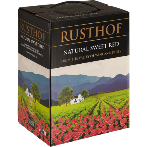 Rusthof Natural Sweet Red Wine Box 5L