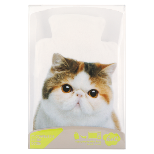 Cat Themed Fleece Microwaveable Hot Water Bottle