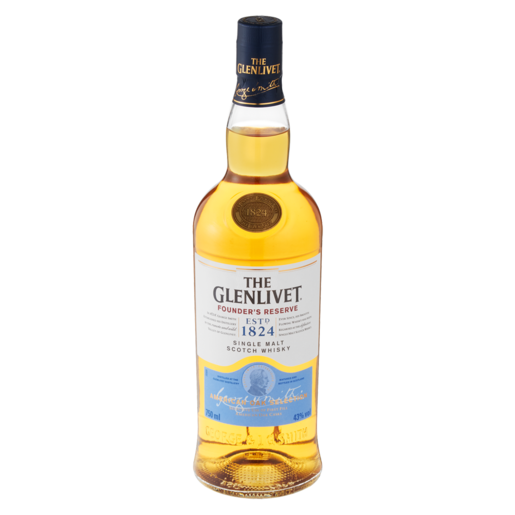 The Glenlivet Founder's Reserve Single Malt Scotch Whisky Bottle 750ml