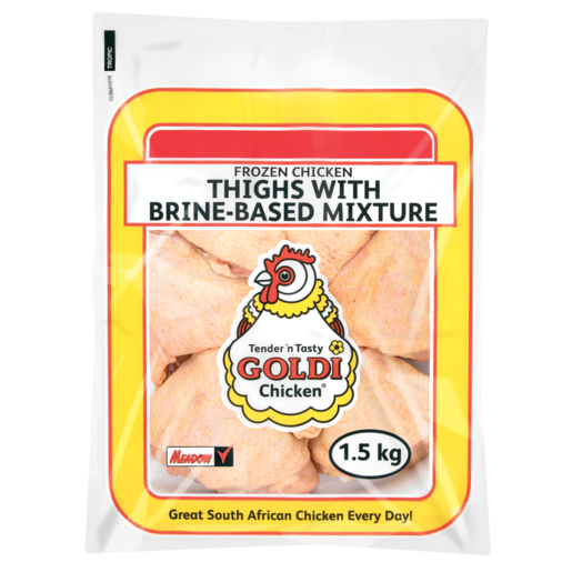 Goldi Chicken IQF Frozen Chicken Thighs 1.5kg