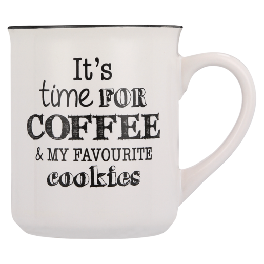 Enamel Slogan Coffee Mug
