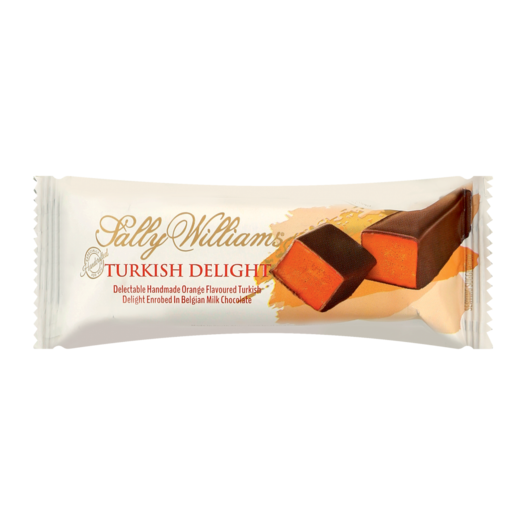 Sally Williams Orange Flavoured Turkish Delight Chocolate Bars 70g