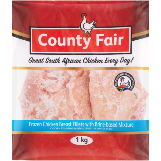 County Fair Frozen Chicken breast fillets 1kg