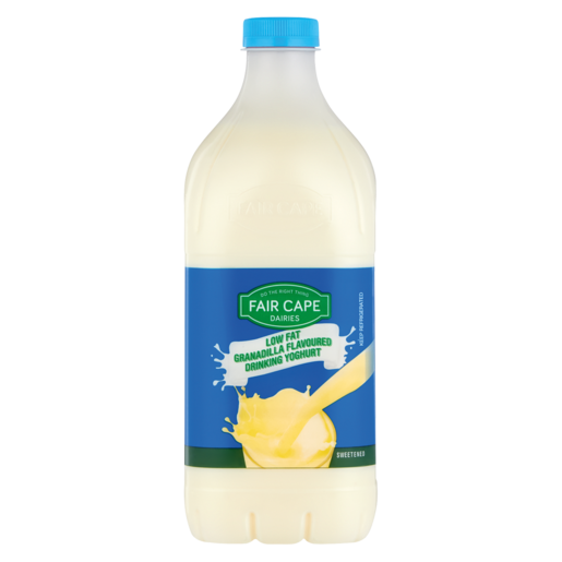 Fair Cape Dairies Granadilla Flavoured Drinking Yoghurt 2L