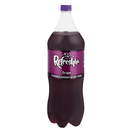 Refreshhh Grape Flavoured Soft Drink 2L 