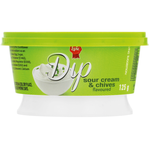 Epic Fresh Sour Cream & Chives Dip 125g