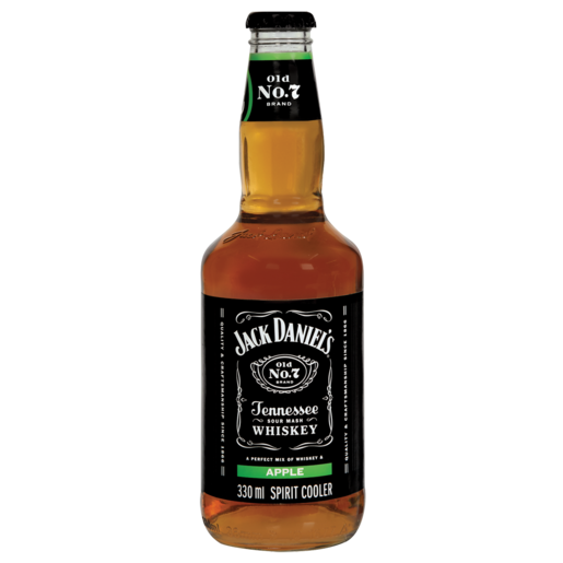 Jack Daniel's Apple Flavoured Spirit Cooler Bottle 330ml