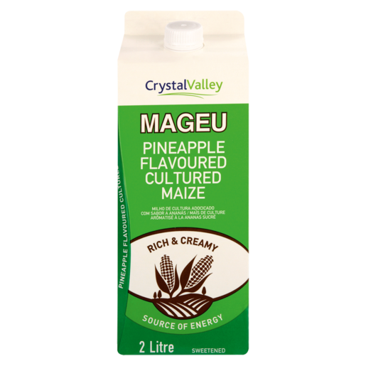 Crystal Valley Mageu Pineapple Flavoured Cultured Maize 2L