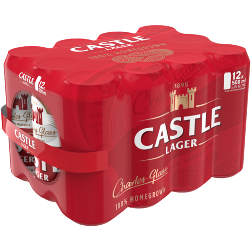 Castle Lager Beer Cans 12 x 500ml