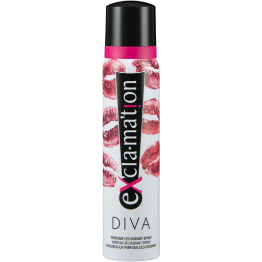 Exclamation Diva Perfume Deodorant Spray 90ml 