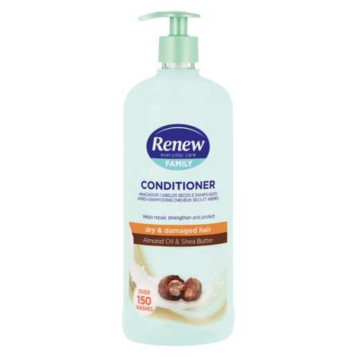 Renew Dry & Damaged Hair Almond Oil & Shea Butter Conditioner 1L